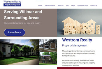 Westrom Realty Website